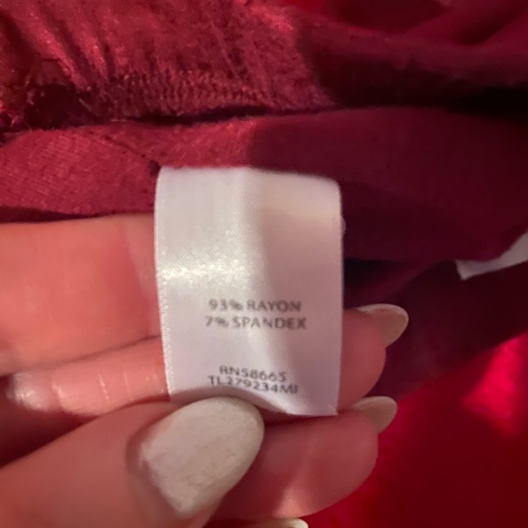 LEITH - midi skirt wine colored size medium - Picture 5 of 8